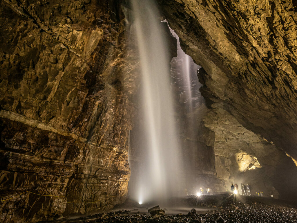 One of the UK largest underground chambers - Gaping Gill